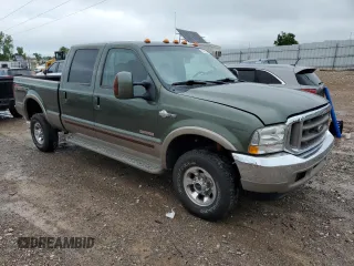 2004 Ford F-350 XL with VIN 1FTSW31P14EA89607, listed as a Copart auction lot 54424865 with 105,123 mi miles and Salvage title. Bid and sale history available at DreamBid. Image 4.