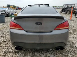 2010 Hyundai Genesis Coupe Premium with VIN KMHHT6KD7AU033984, listed as a Copart auction lot 64473465 with 95,512 mi miles and Clean title. Bid and sale history available at DreamBid. Image 6.