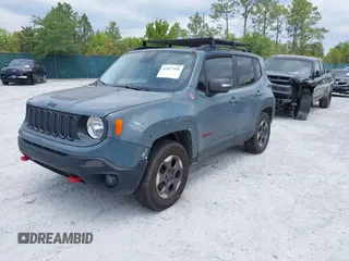 2017 Jeep Renegade Deserthawk z VIN ZACCJBCBXHPF82004, wystawiony jako IAAI lot #42027598 z przebiegiem Nie podano mil oraz . Historia ofert i sprzedaży dostępna na DreamBid. Obrazek 17.