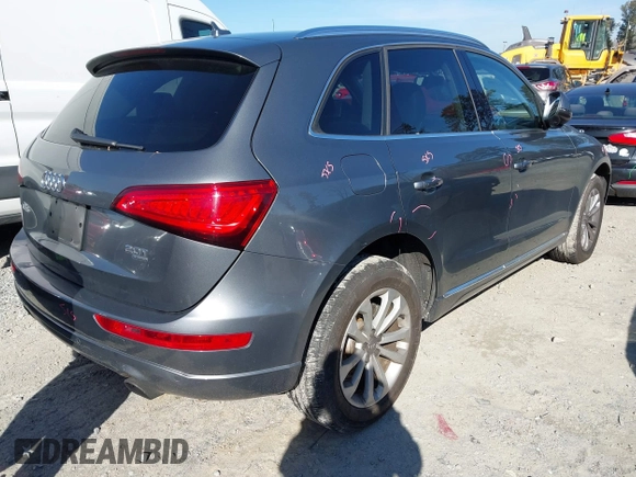 2013 Audi Q5 Premium Plus with VIN WA1LFAFP3DA032232, listed as a IAAI auction lot 41486752 with 154,388 mi miles. Bid and sale history available at carsss.com. Image 4.