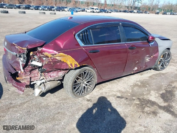 2015 Honda Accord Sedan EX-L with VIN 1HGCR2F89FA009148, listed as a IAAI auction lot 41753155 with 123,975 mi miles. Bid and sale history available at carsss.com. Image 4.