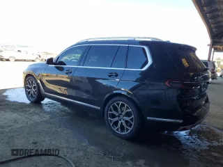 2025 BMW X7 xDrive40i with VIN 5UX23EM08S9X05620, listed as a Copart auction lot 50424435 with 21,354 mi miles and Clean Title. Bid and sale history available at carsss.com. Image 2.