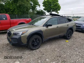 2025 Subaru Outback Wilderness с VIN 4S4BTGSD4S3161540, выставлен на аукционе Copart как лот 58695785 с пробегом 9 598 миль миль и Списание • Salvage title. История ставок и продаж доступна на DreamBid. Изображение 1.