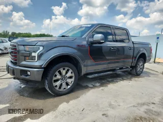 2016 Ford F-150 XLT with VIN 1FTEW1EF2GFD17051, listed as a Copart auction lot 61435475 with 99,280 mi miles and Salvage title. Bid and sale history available at DreamBid. Image 1.
