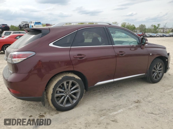 2014 Lexus RX 350 with VIN 2T2BK1BA4EC247495, listed as a Copart auction lot 54516225 with 214,056 mi miles and Salvage Title. Bid and sale history available at DreamBid. Image 3.