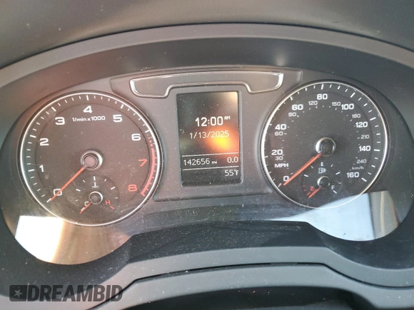 2017 Audi Q3 Premium with VIN WA1BCCFSXHR010546, listed as a Copart auction lot 89136945 with 142,656 mi miles and Salvage Title. Bid and sale history available at carsss.com. Image 9.
