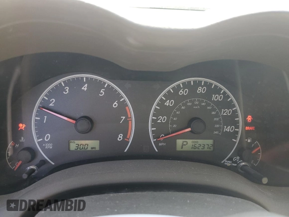 2010 Toyota Corolla with VIN 2T1BU4EE2AC382340, listed as a Copart auction lot 57407385 with 162,372 mi miles and Salvage title. Bid and sale history available at DreamBid. Image 9.