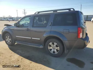 2011 Nissan Pathfinder Silver with VIN 5N1AR1NB5BC600102, listed as a Copart auction lot 42105245 with 122,546 mi miles and Salvage Title. Bid and sale history available at carsss.com. Image 2.