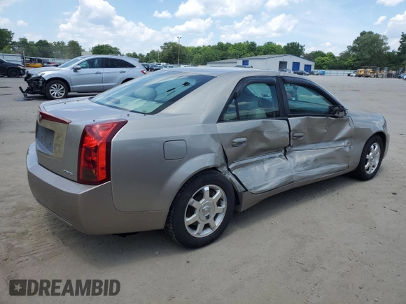 2003 Cadillac CTS with VIN 1G6DM57N530145580, listed as a Copart auction lot 58234414 with 153,227 mi miles and Salvage Title. Bid and sale history available at carsss.com. Image 3.