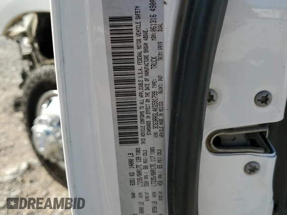 2019 Ram 3500 Tradesman with VIN 3C63RRGL4KG591799, listed as a Copart auction lot 74975454 with 140,736 mi miles and Salvage Title. Bid and sale history available at carsss.com. Image 15.