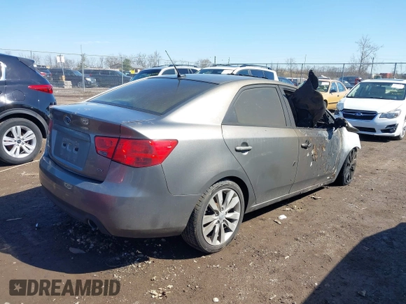 2010 Kia Forte SX with VIN KNAFW4A36A5305822, listed as a IAAI auction lot 41827311 with 1 mi miles. Bid and sale history available at carsss.com. Image 4.