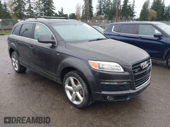 2007 Audi Q7 Premium Plus with VIN WA1EY74L37D063845, listed as a IAAI auction lot 41990769 with Not provided miles and . Bid and sale history available at DreamBid. Image 1.
