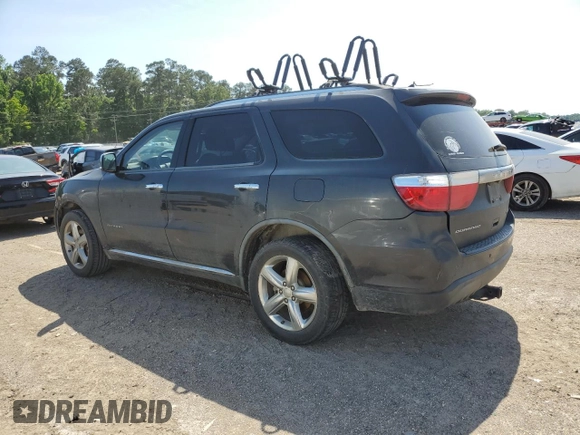 2011 Dodge Durango Citadel with VIN 1D4RD5GGXBC680375, listed as a Copart auction lot 54946715 with Not provided miles and Salvage title. Bid and sale history available at DreamBid. Image 2.