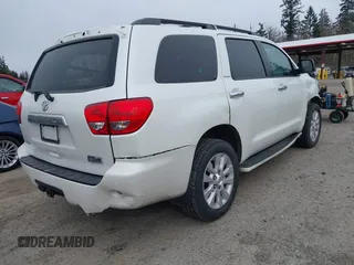 2017 Toyota Sequoia Platinum with VIN 5TDDY5G11HS150228, listed as a IAAI auction lot 41756057 with 57,727 mi miles. Bid and sale history available at carsss.com. Image 4.