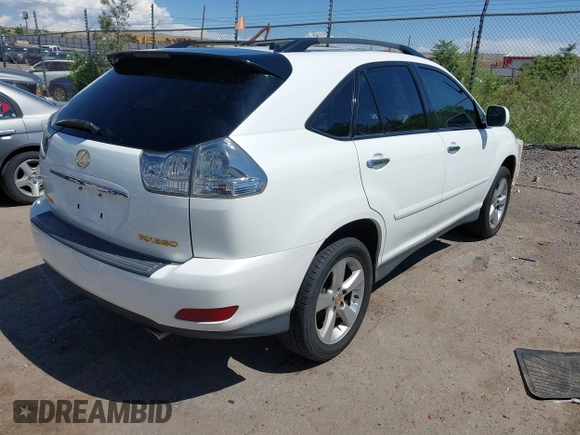 2008 Lexus RX 350 z VIN 2T2HK31U28C049150, wystawiony jako IAAI lot #42487165 z przebiegiem 98 934 mil mil oraz . Historia ofert i sprzedaży dostępna na DreamBid. Obrazek 4.