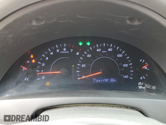 2011 Toyota Camry LE with VIN 4T1BF3EK3BU658678, listed as a Copart auction lot 54002245 with 110,977 mi miles and Salvage Title. Bid and sale history available at carsss.com. Image 9.
