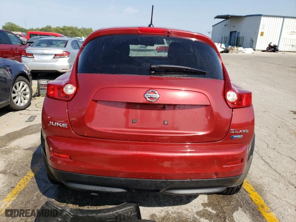 2013 Nissan Juke SL with VIN JN8AF5MV3DT214169, listed as a Copart auction lot 68369234 with 0 mi miles and Salvage Title. Bid and sale history available at carsss.com. Image 6.