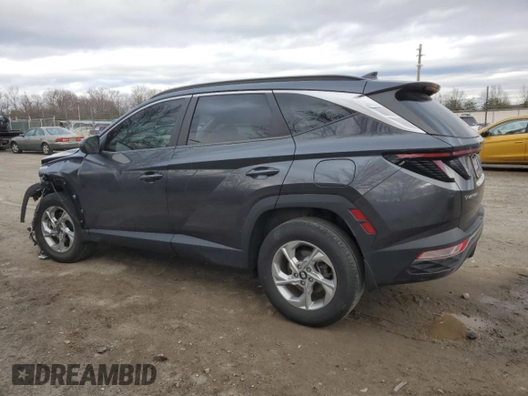2022 Hyundai Tucson SEL with VIN 5NMJBCAE0NH070468, listed as a Copart auction lot 48060865 with 51,844 mi miles and Salvage Title. Bid and sale history available at carsss.com. Image 2.