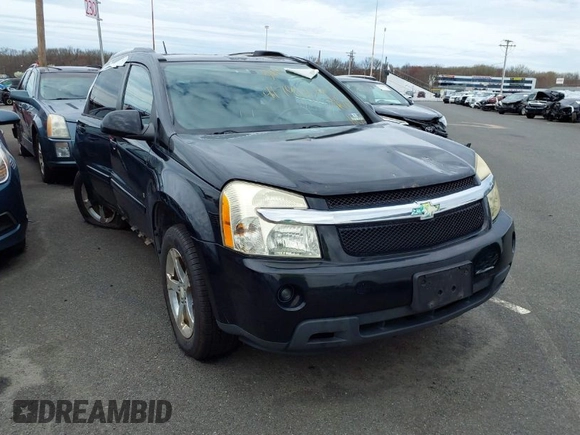 2007 Chevrolet Equinox LT with VIN 2CNDL73F376075550, listed as a IAAI auction lot 41791216 with 182,408 mi miles. Bid and sale history available at carsss.com. Image 1.