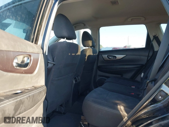 2015 Nissan Rogue SV with VIN KNMAT2MTXFP505183, listed as a IAAI auction lot 41878121 with 127,677 mi miles. Bid and sale history available at carsss.com. Image 8.