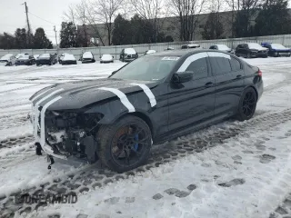2019 BMW M5 Competition z VIN WBSJF0C51KB447768, wystawiony jako Copart lot #86497284 z przebiegiem Nie podano mil oraz Szkoda całkowita • Salvage title. Historia ofert i sprzedaży dostępna na DreamBid. Obrazek 1.