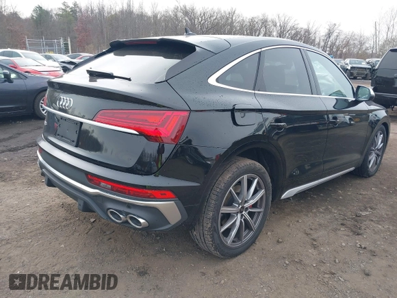 2024 Audi SQ5 Sportback Premium Plus with VIN WA124AFY6R2104522, listed as a IAAI auction lot 40980151 with 2,429 mi miles and . Bid and sale history available at DreamBid. Image 4.