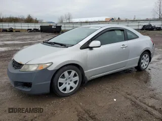 2010 Honda Civic Cpe LX with VIN 2HGFG1B62AH538310, listed as a Copart auction lot 51435645 with 183,112 mi miles and Salvage Title. Bid and sale history available at carsss.com. Image 1.