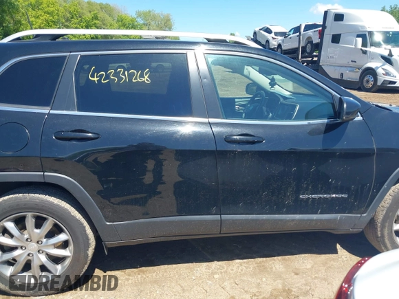 2018 Jeep Cherokee Limited z VIN 1C4PJMDB5JD507243, wystawiony jako IAAI lot #42331268 z przebiegiem 84 838 mil mil oraz . Historia ofert i sprzedaży dostępna na DreamBid. Obrazek 13.