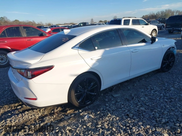 2023 Lexus ES with VIN 58AJZ1B18PU152962, listed as a IAAI auction lot 41276110 with 33,715 mi miles. Bid and sale history available at carsss.com. Image 4.