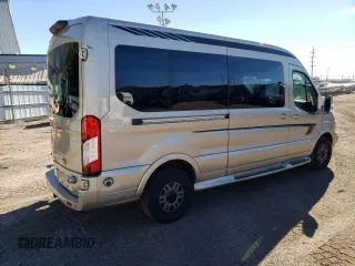 2019 Ford Transit with VIN 1FTYR2CG8KKA26818, listed as a Copart auction lot 77574134 with 60,220 mi miles and Salvage Title. Bid and sale history available at carsss.com. Image 3.
