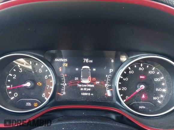 2019 Jeep Compass Trailhawk with VIN 3C4NJDDB3KT759849, listed as a IAAI auction lot 42141467 with 100,915 mi miles and . Bid and sale history available at DreamBid. Image 7.