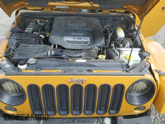 2014 Jeep Wrangler Unlimited Sahara with VIN 1C4BJWEG1EL226066, listed as a Copart auction lot 54003045 with 109,953 mi miles and Clean Title. Bid and sale history available at carsss.com. Image 12.