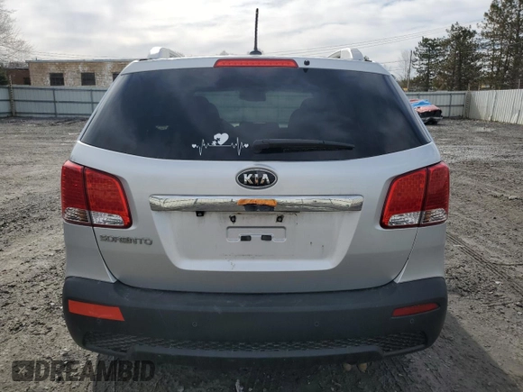 2012 Kia Sorento LX with VIN 5XYKT3A61CG301346, listed as a Copart auction lot 52675525 with 125,621 mi miles and Clean Title. Bid and sale history available at DreamBid. Image 6.