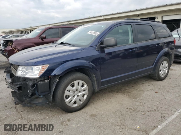 2017 Dodge Journey SE z VIN 3C4PDCAB0HT528351, wystawiony jako Copart lot #54851905 z przebiegiem 72 247 mil mil oraz Szkoda całkowita • Salvage title. Historia ofert i sprzedaży dostępna na DreamBid. Obrazek 1.
