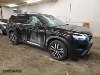 2022 Nissan Pathfinder Platinum with VIN 5N1DR3DK5NC270525, listed as a Copart auction lot 45539095 with 36,647 mi miles and Salvage Title. Bid and sale history available at carsss.com. Image 4.