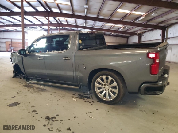 2022 Chevrolet Silverado 1500 LTD High Country with VIN 1GCUYHEL2NZ122020, listed as a Copart auction lot 41957065 with 79,474 mi miles and Salvage Title. Bid and sale history available at carsss.com. Image 2.