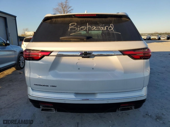 2023 Chevrolet Traverse High Country with VIN 1GNEVNKWXPJ334098, listed as a Copart auction lot 84103304 with 10,977 mi miles and Salvage Title. Bid and sale history available at carsss.com. Image 6.