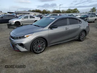 2022 Kia Forte GT with VIN 3KPF44AC7NE457191, listed as a Copart auction lot 50786975 with 31,619 mi miles and Salvage Title. Bid and sale history available at carsss.com. Image 1.