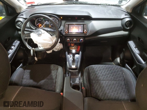 2021 Nissan Kicks S with VIN 3N1CP5BV5ML539143, listed as a Copart auction lot 45693805 with 34,537 mi miles and Salvage title. Bid and sale history available at DreamBid. Image 8.