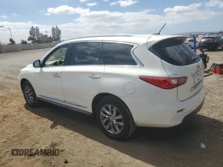 2013 Infiniti JX35 with VIN 5N1AL0MN6DC330680, listed as a Copart auction lot 71867564 with 65,203 mi miles and Salvage Title. Bid and sale history available at carsss.com. Image 2.