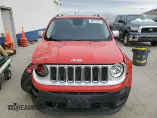 2017 Jeep Renegade Limited with VIN ZACCJADB1HPF10133, listed as a Copart auction lot 49827395 with 116,250 mi miles and Salvage title. Bid and sale history available at DreamBid. Image 5.