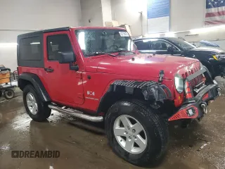 2008 Jeep Wrangler X with VIN 1J4FA24118L501599, listed as a Copart auction lot 52776475 with 74,186 mi miles and Salvage Title. Bid and sale history available at DreamBid. Image 4.