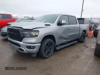 2020 Ram 1500 Big Horn with VIN 1C6SRFFT0LN284358, listed as a IAAI auction lot 41352956 with 70,693 mi miles. Bid and sale history available at carsss.com. Image 2.
