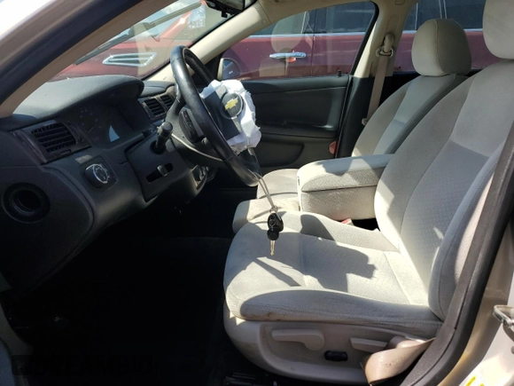 2012 Chevrolet Impala LS Retail with VIN 2G1WA5E39C1207446, listed as a Copart auction lot 56841685 with 89,128 mi miles and Salvage title. Bid and sale history available at DreamBid. Image 7.