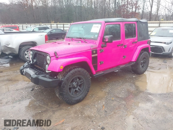 2016 Jeep Wrangler Unlimited Sport with VIN 1C4BJWDG1GL168500, listed as a IAAI auction lot 41535907 with 108,206 mi miles and . Bid and sale history available at DreamBid. Image 2.