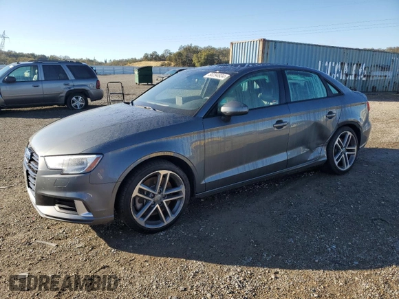 2019 Audi A3 Sedan Premium with VIN WAUBEGFF5K1018079, listed as a Copart auction lot 80294934 with 44,681 mi miles and Salvage Title. Bid and sale history available at carsss.com. Image 1.
