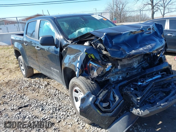 2021 Chevrolet Colorado 4WD Work Truck with VIN 1GCGTBENXM1298059, listed as a IAAI auction lot 41465118 with Not provided miles and . Bid and sale history available at DreamBid. Image 1.