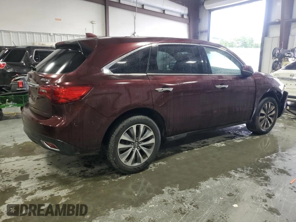 2016 Acura MDX Technology с VIN 5FRYD3H45GB018519, выставлен на аукционе Copart как лот 56639715 с пробегом Не указан миль и Чистый • Clean title. История ставок и продаж доступна на DreamBid. Изображение 3.