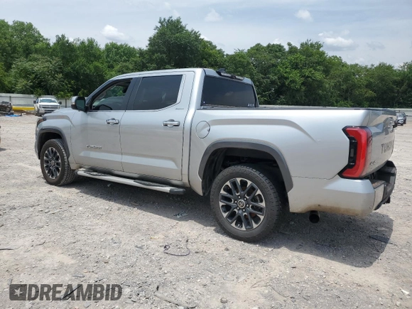 2022 Toyota Tundra Limited with VIN 5TFJA5DB6NX022223, listed as a Copart auction lot 59928295 with 66,420 mi miles and Salvage title. Bid and sale history available at DreamBid. Image 2.