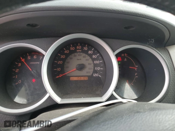2005 Toyota Tacoma PreRunner with VIN 5TEKU72N55Z128885, listed as a Copart auction lot 46358275 with 156,104 mi miles and Non Repairable. Bid and sale history available at carsss.com. Image 9.